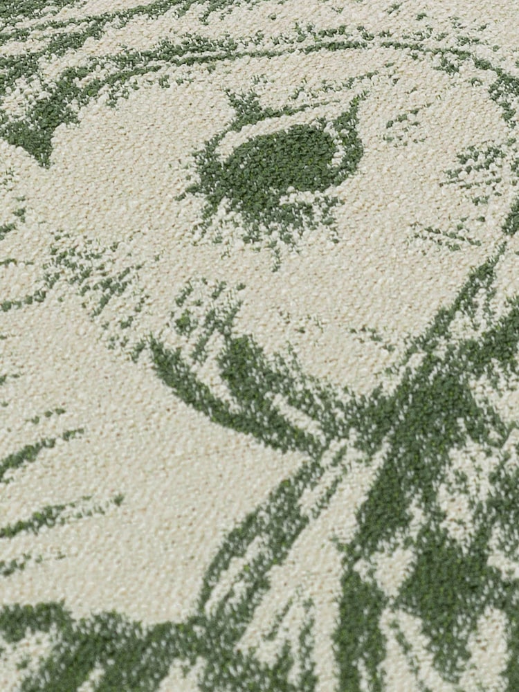 Wylder Forest Green Albus Owl Jacquard Cushion - Image 4 of 4