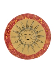 Furn Gold Dust or Rust Ethereal Sun Round Velvet Cushion - Image 1 of 4