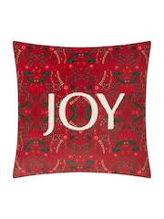 Evans Lichfield Red Ditsy Joy Tufted Cushion - Image 1 of 4