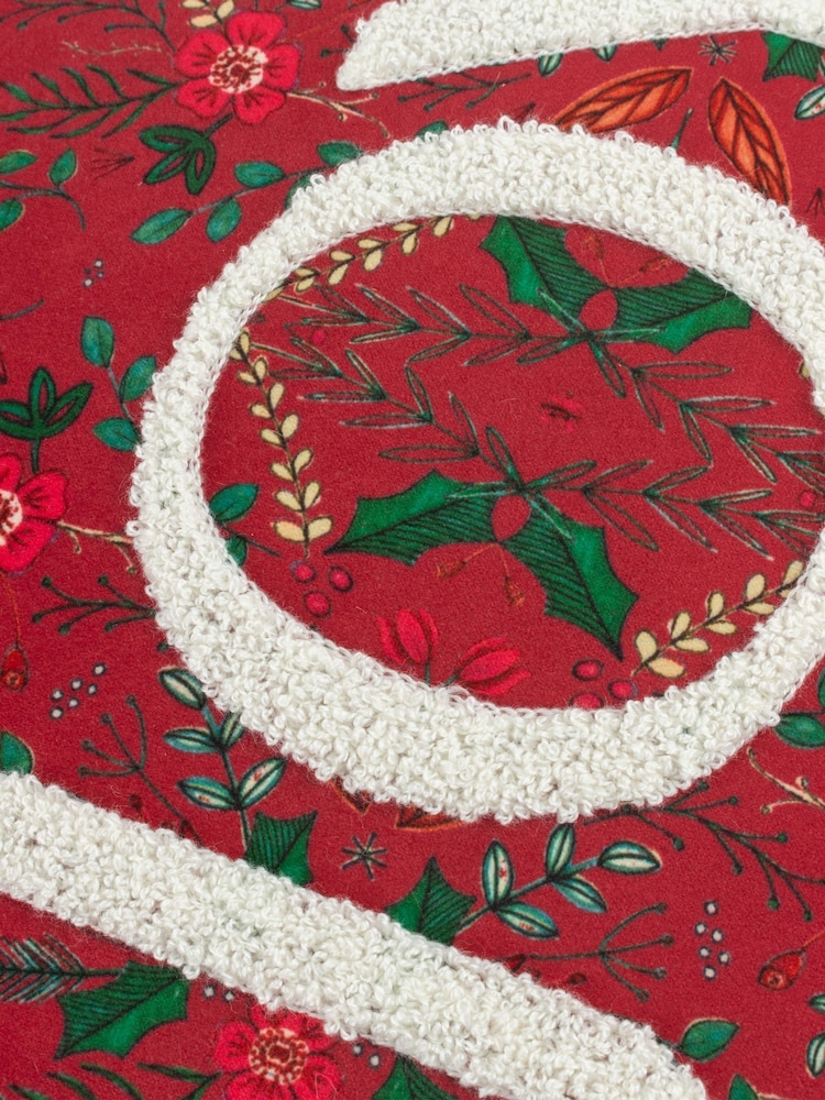 Evans Lichfield Red Ditsy Joy Tufted Cushion - Image 4 of 4 Evans Lichfield Red Ditsy Joy Tufted Cushion - Image 4 of 4