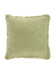 Yard Sage 45 x 45cm Bertie 100% Washed Cotton Velvet Cushion - Image 1 of 4