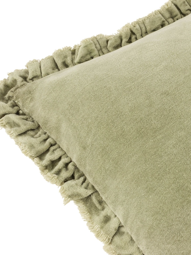 Yard Sage 45 x 45cm Bertie 100% Washed Cotton Velvet Cushion - Image 4 of 4