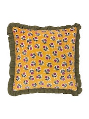 Paoletti Seventy Three Kemble Цветы Frilled 100% Cotton Cushion - Изображение 1 из 5