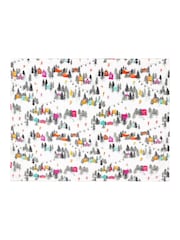 Furn Snow Aspen Fleece Throw - Image 2 of 4