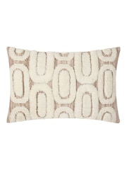 HÖEM Natural Fosse Tufted 100% Cotton Cushion - Image 1 of 4