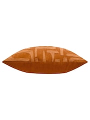 HÖEM Copper Brooke Embroidered 100% Cotton Cushion - Image 3 of 4