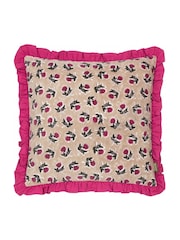 Paoletti Seventy Three Kemble Цветы Frilled 100% Cotton Cushion - Изображение 1 из 5