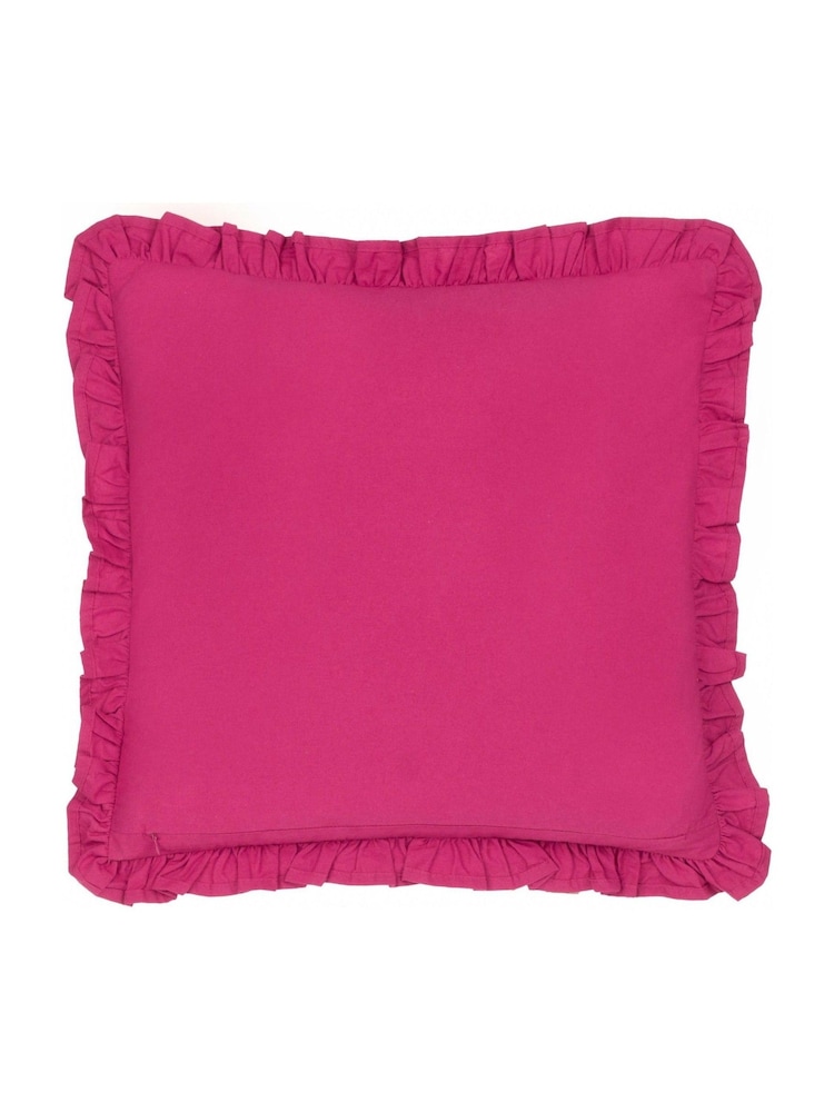 Paoletti Seventy Three Kemble Цветы Frilled 100% Cotton Cushion - Изображение 2 из 5