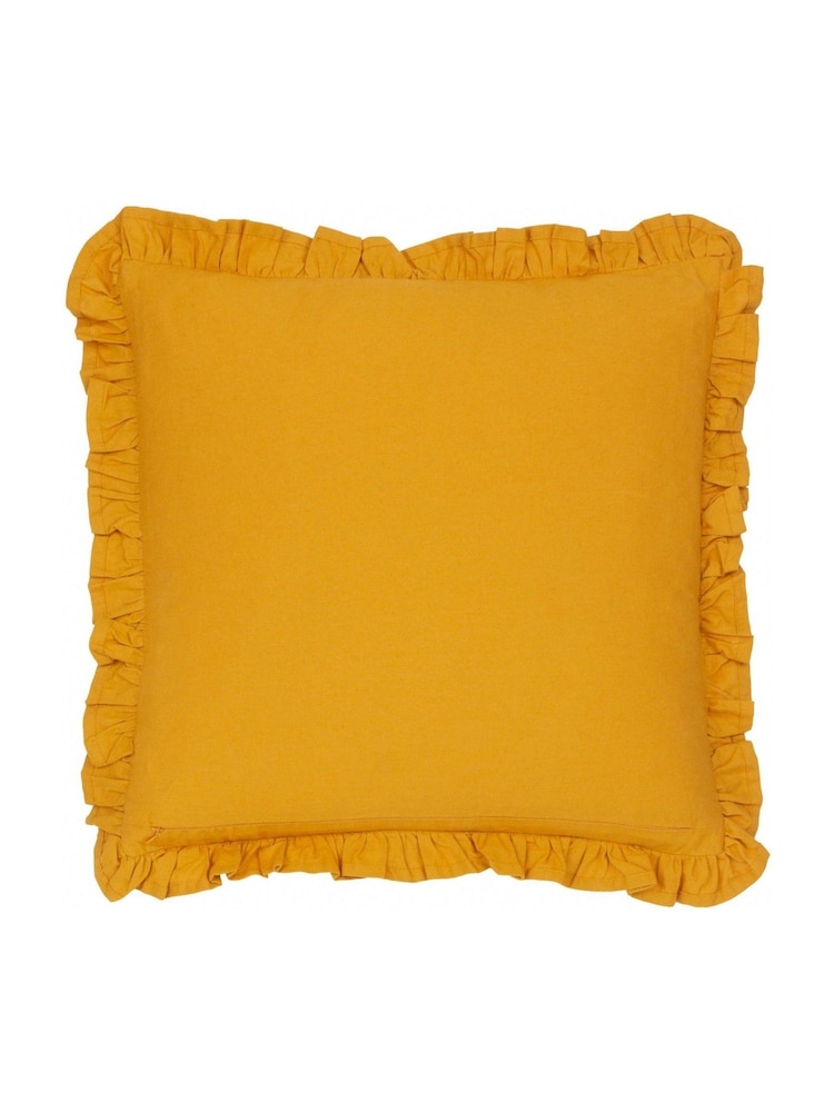 Paoletti Seventy Three Kemble Цветы Frilled 100% Cotton Cushion - Изображение 2 из 5