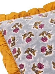 Paoletti Seventy Three Kemble Цветы Frilled 100% Cotton Cushion - Изображение 4 из 5