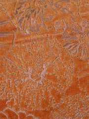 Furn Pumpkin Picking Patch Embroidered 100% Cotton Cushion - Image 4 of 4