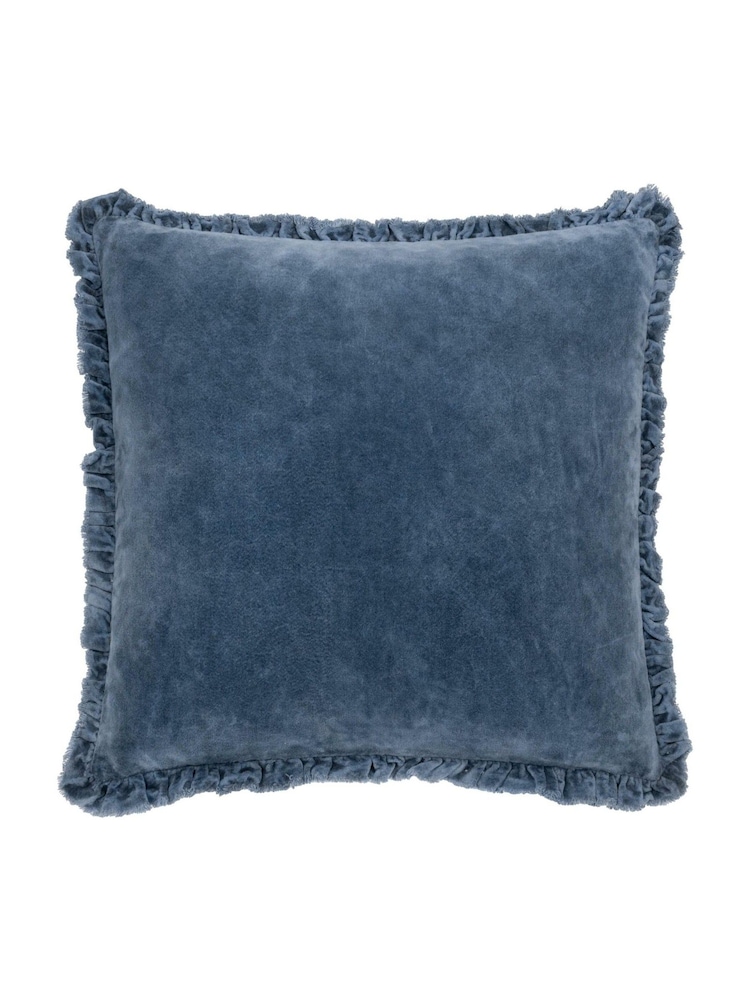 Yard 45 x 45cm Bertie 100% Washed Cotton Velvet Cushion - Imagen 1 de 4 Yard 45 x 45cm Bertie 100% Washed Cotton Velvet Cushion - Imagen 1 de 4