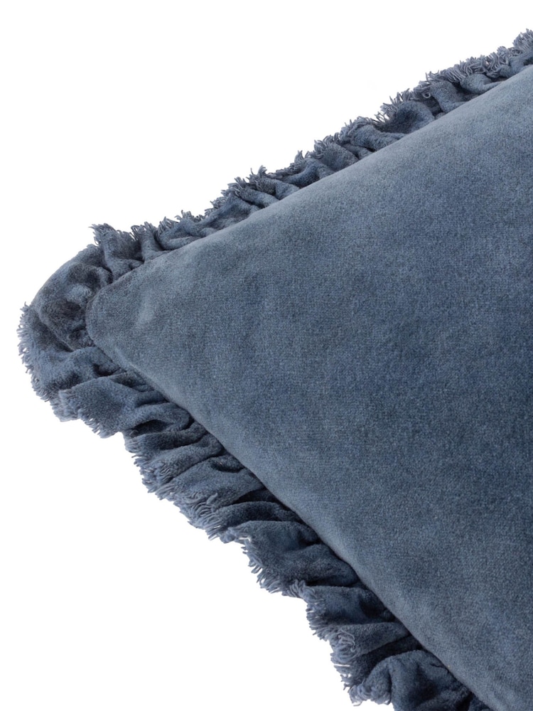 Yard Ink 45 x 45cm Bertie 100% Washed Cotton Velvet Cushion - Image 6 of 6