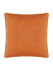 Furn Cloud Dust or Ginger Gretel Velvet Piped Cushion - Image 4 of 4