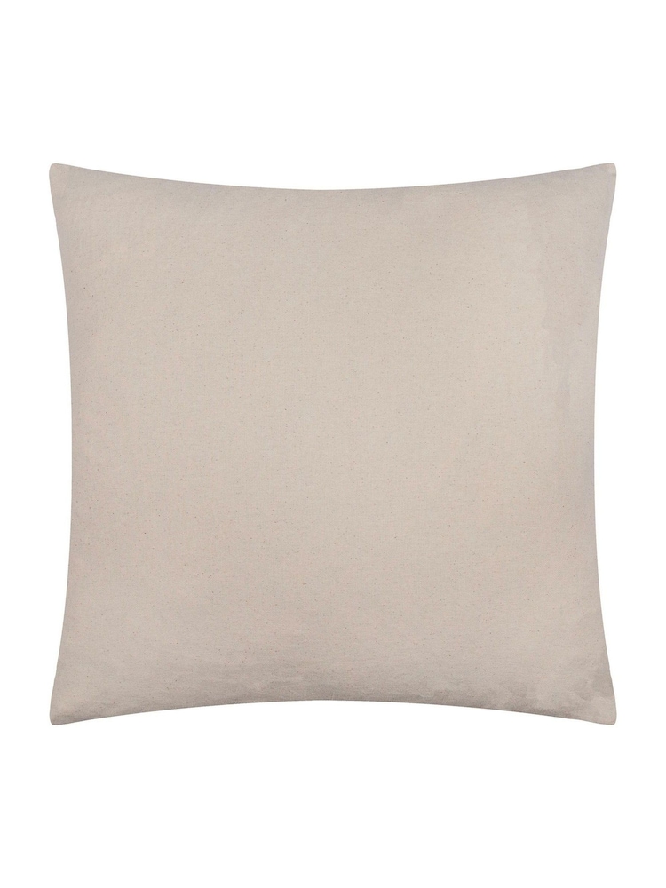 HÖEM Black Brooke Embroidered 100% Cotton Cushion - Image 2 of 4