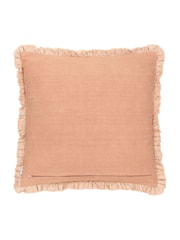 Бархатная подушка из выбеленного хлопка Yard 45 x 45см Bertie 100 - Изображение 2 из 4