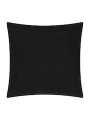 Furn Black Garett Abstract Mushroom 100% Cotton Cushion - Image 2 of 4