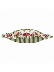 Furn Willow Green Feeoni Ruffle Cotton Cushion - Image 4 of 5