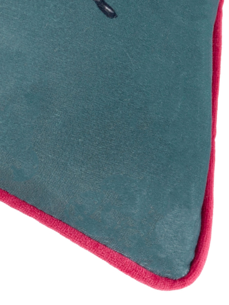 Furn Emerald Beetalis Velvet Cushion - Image 5 of 5