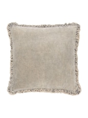 Yard 45 x 45cm Bertie 100% Washed Cotton Velvet Cushion - صورة 1 من 4