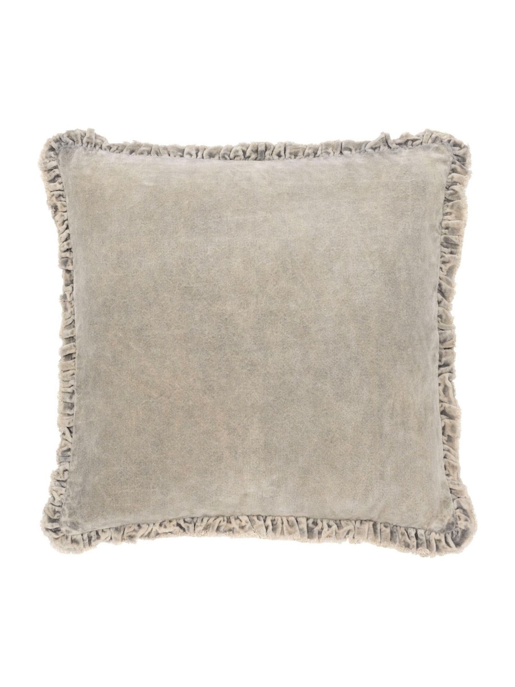 Yard 45 x 45cm Bertie 100% Washed Cotton Velvet Cushion - صورة 1 من 4