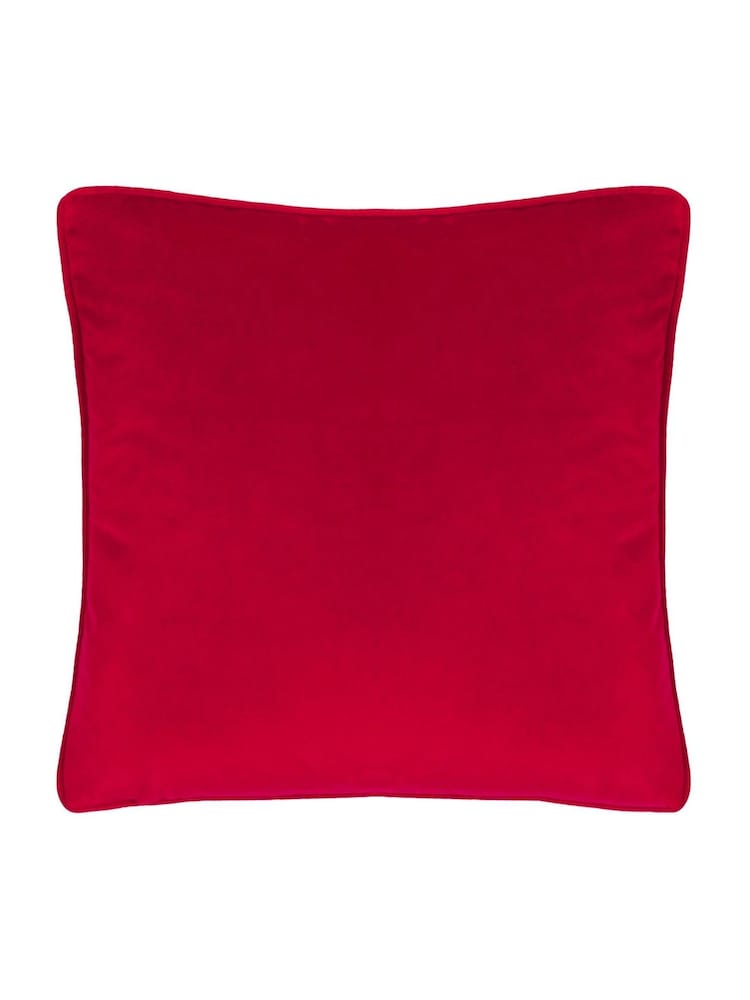 Evans Lichfield Multicolour Christmas Car Scene Piped Cushion - Image 2 of 4