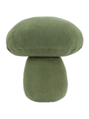 Wylder Forest Green Corduroy Mushroom Velvet Doorstop - Image 1 of 3