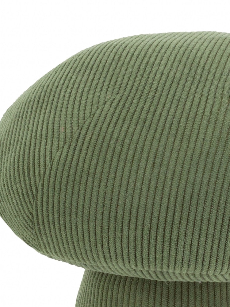 Wylder Forest Green Corduroy Mushroom Velvet Doorstop - Image 2 of 3
