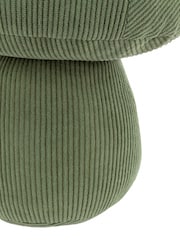 Wylder Forest Green Corduroy Mushroom Velvet Doorstop - Image 3 of 3