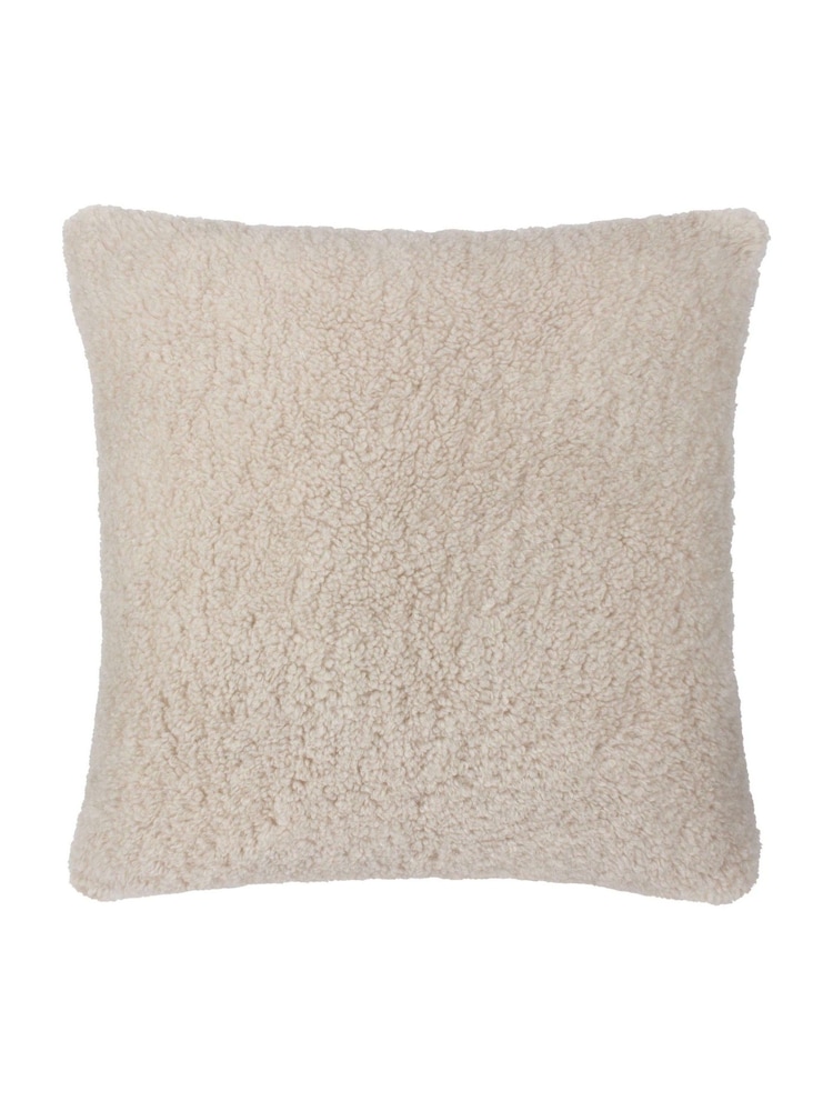 Yard Natural Olann Shearling Fleece Cushion - Image 1 of 3
