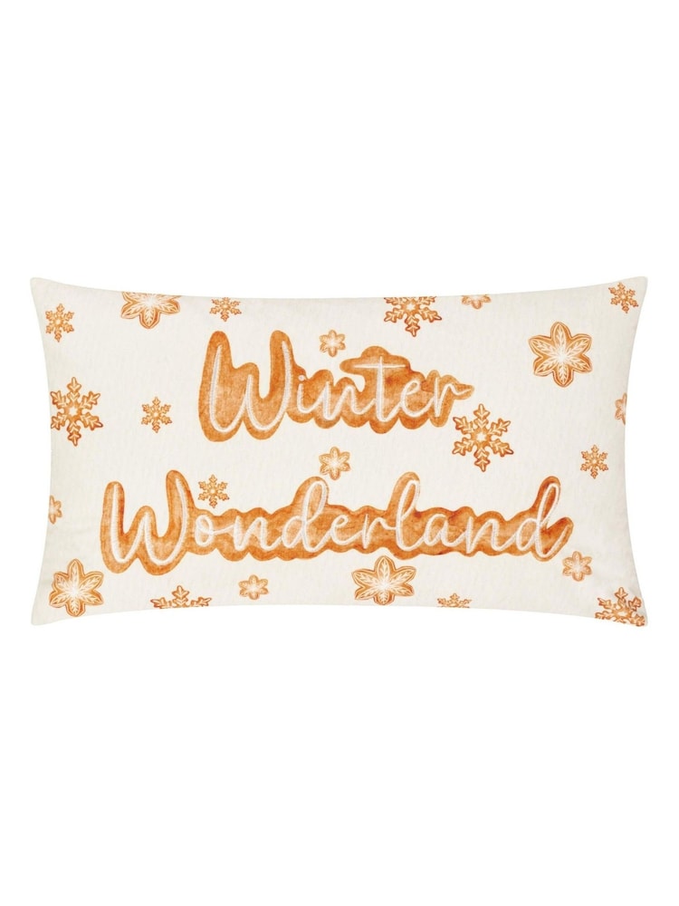 Furn Cloud Dust and Ginger Gretel Winter Wonderland Velvet Cushion - Image 5 of 5