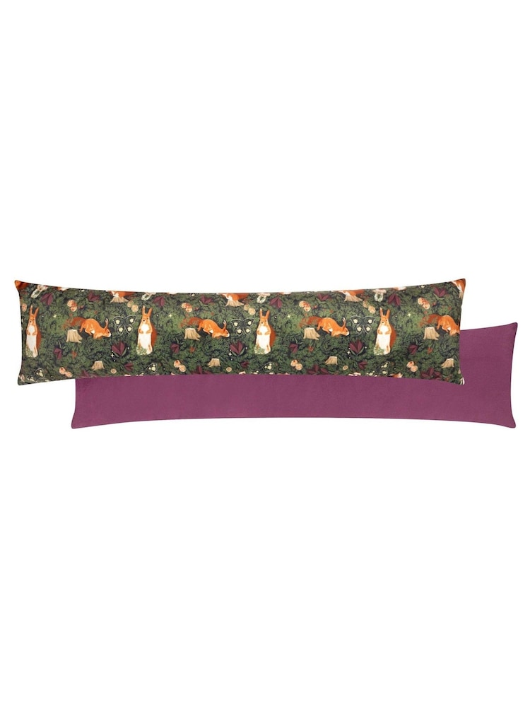Furn Multicolour Pineberry Forest Velvet Draught Excluder - Image 1 of 2