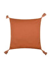 Yard Ginger Durdle Geometric Embroidered 100% Cotton Cushion - Image 2 of 3