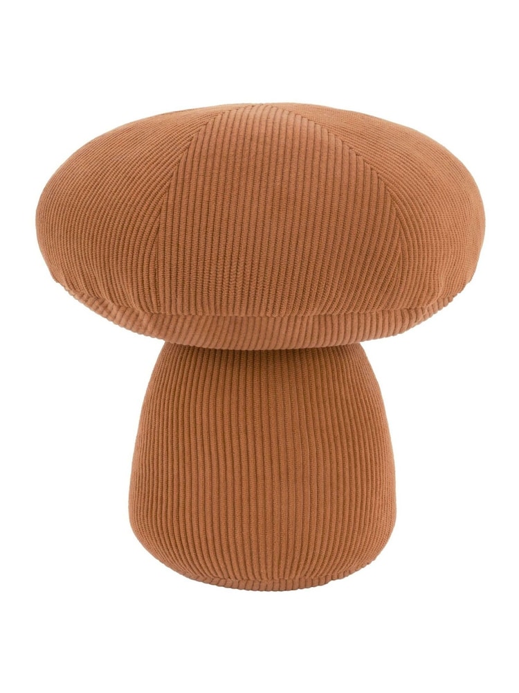 Wylder Rust Corduroy Mushroom Velvet Doorstop - Image 1 of 3