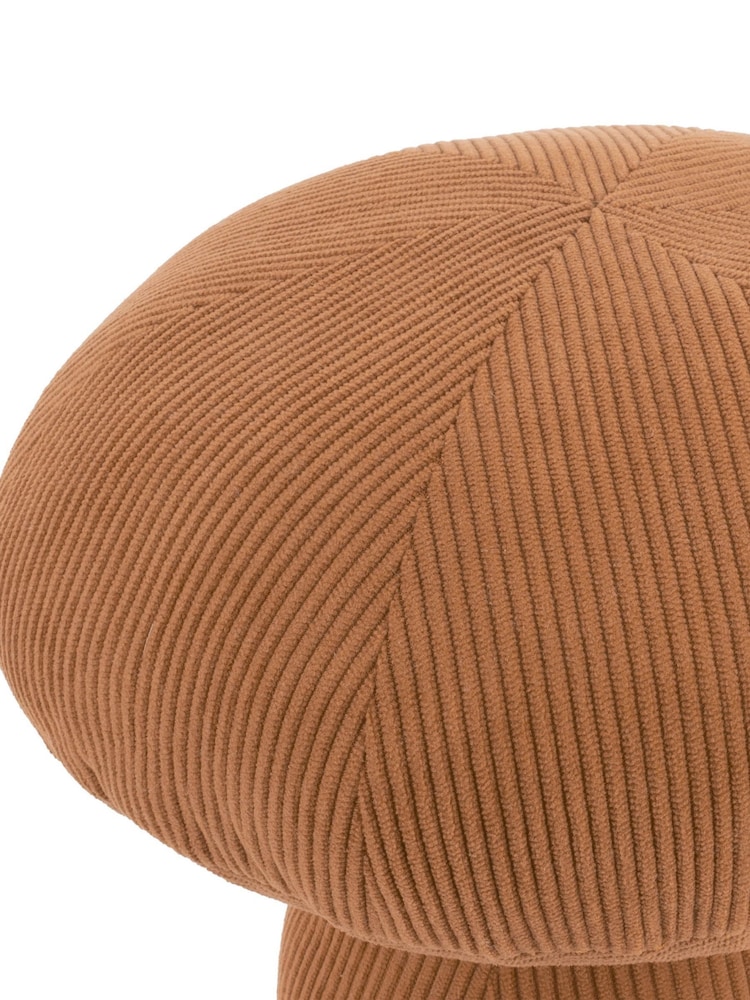 Wylder Rust Corduroy Mushroom Velvet Doorstop - Image 2 of 3