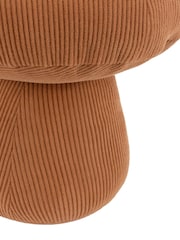 Wylder Rust Corduroy Mushroom Velvet Doorstop - Image 3 of 3