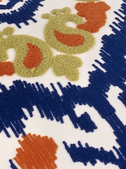 Paoletti Seventy Three Henderson Вышитая подушка Ikat 100% из хлопка - Изображение 5 из 5