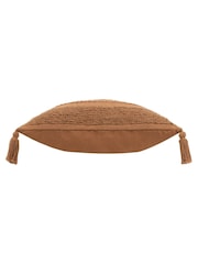 Yard Ginger Larch Woven Tasselled Cushion - Image 3 of 5