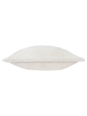 Furn Ecru Kallu Reversible Faux Fur Cushion - Image 3 of 5