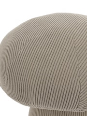 Wylder Taupe Corduroy Mushroom Velvet Doorstop - Image 2 of 3