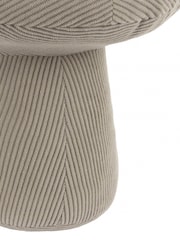 Wylder Taupe Corduroy Mushroom Velvet Doorstop - Image 3 of 3