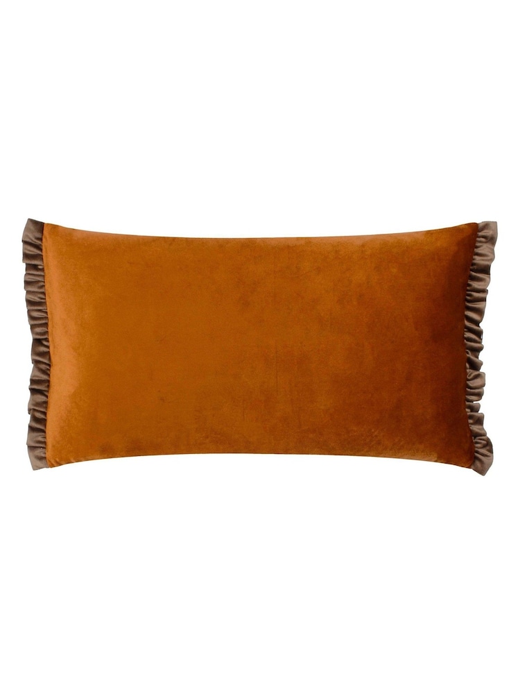 Wylder Tilly Velvet Frilled Cushion - Imagem 1 de 3