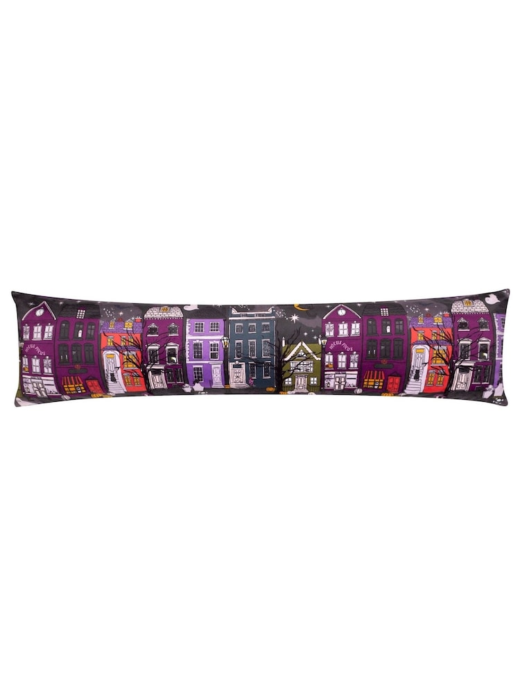 Furn Charcoal Black Creepy Town Velvet Draught Excluder - Image 3 of 3