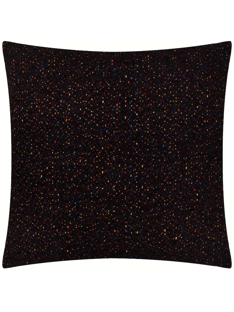 Furn Black Hali Woven Fleck Cushion - Image 1 of 4