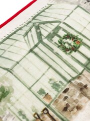 Evans Lichfield Multicolour Winter Garden Piped Cushion - Image 4 of 4