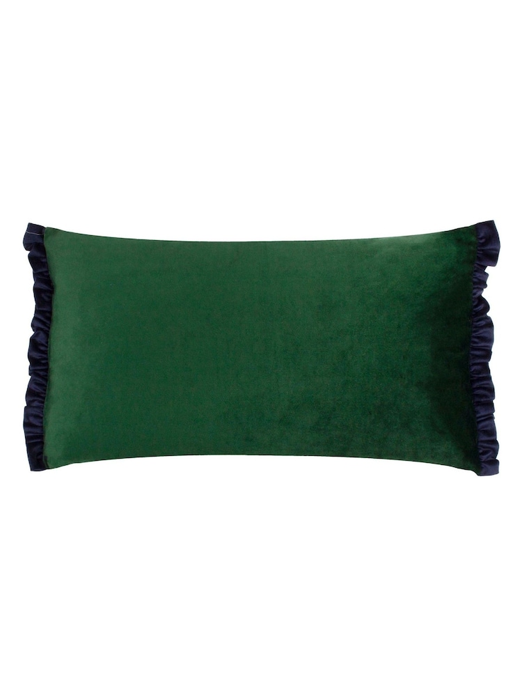 Wylder Tilly Velvet Frilled Cushion - Imagem 1 de 3