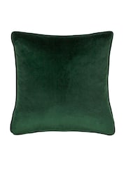Evans Lichfield Multicolour Winter Geese Velvet Piped Cushion - Image 2 of 4