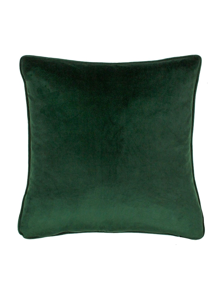 Evans Lichfield Multicolour Winter Geese Velvet Piped Cushion - Image 2 of 4