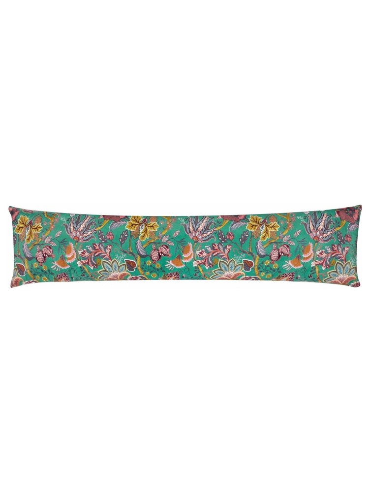 Furn Lake Blue Viranai Floral Velvet Draught Excluder - Image 2 of 2