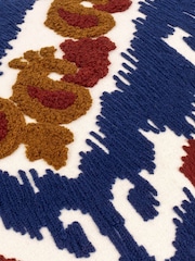 Paoletti Seventy Three Henderson Вышитая подушка Ikat 100% из хлопка - Изображение 5 из 5